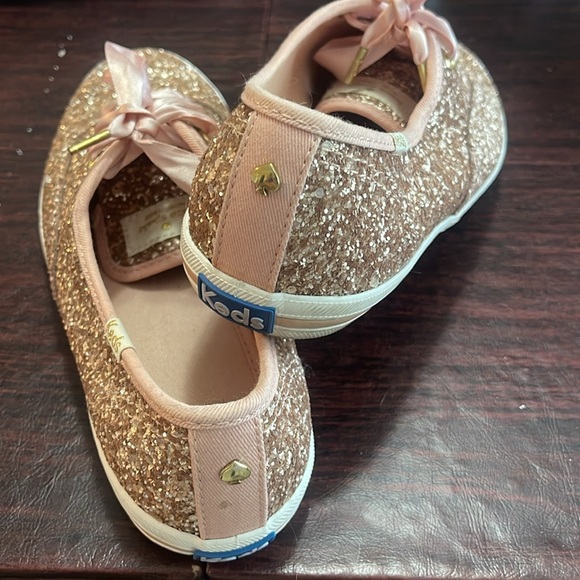 Great condition pre loved KEDS x Kate Spade Rose Gold size 8 - Picture 4 of 4